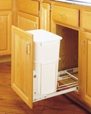Rev-A-Shelf 35-Quart Pull-Out Trash Can System | Fully Assembled | Fits 15" Opening