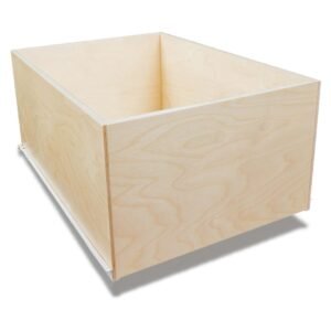 Custom Extra-Tall 10" Pull-Out Shelf | 100 lb. Capacity | 9-Ply Baltic Birch