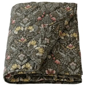 KÄRRDUNÖRT Comforter - dark green/multicolour 230x250 cm (91x98 ")