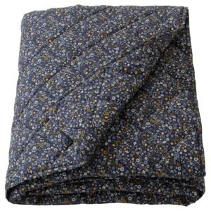 ROSENTIBAST Comforter - dark blue/multicolour 230x250 cm (91x98 ")