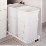 54 Quart Dual 27 Quart Waste System with 22" Full Extension Slides - 12.25" Wide