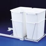 70 Quart Capacity - Two 35 Quart Containers with Full Extension Slides - 14 5/8" Width