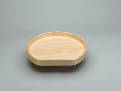 D-Shape LD Banded Wooden Tray with Steel Bearing Corner Lazy Susans D-Shape LD Banded Wooden Tray with Steel Bearing Corner Lazy Susans