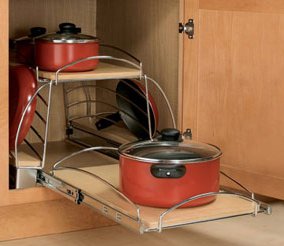 Pull-out Kitchen Pot and Pan Organizer