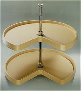 Textured Kidney-Shaped Lazy Susan